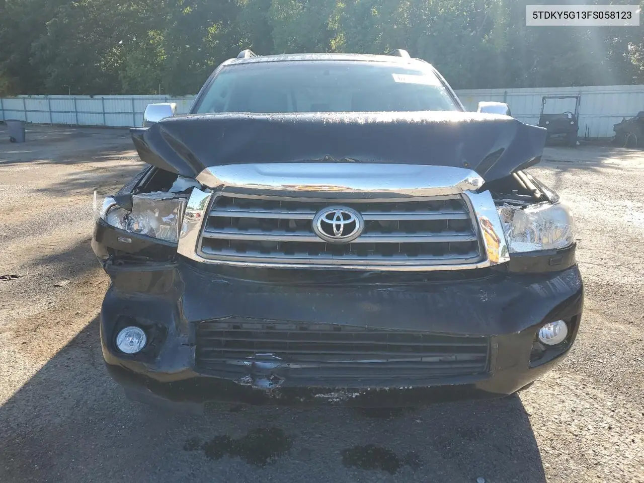 2015 Toyota Sequoia Limited VIN: 5TDKY5G13FS058123 Lot: 62342725