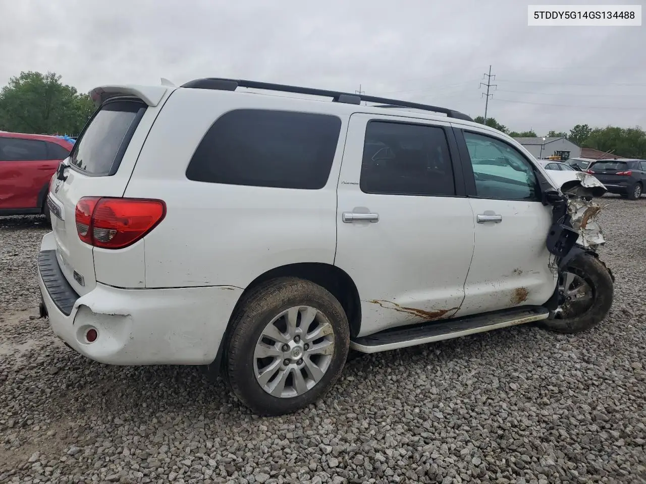 2016 Toyota Sequoia Platinum VIN: 5TDDY5G14GS134488 Lot: 56822145