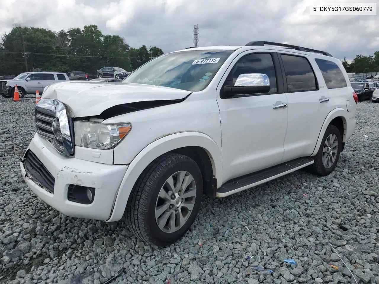 2016 Toyota Sequoia Limited VIN: 5TDKY5G17GS060779 Lot: 57072115