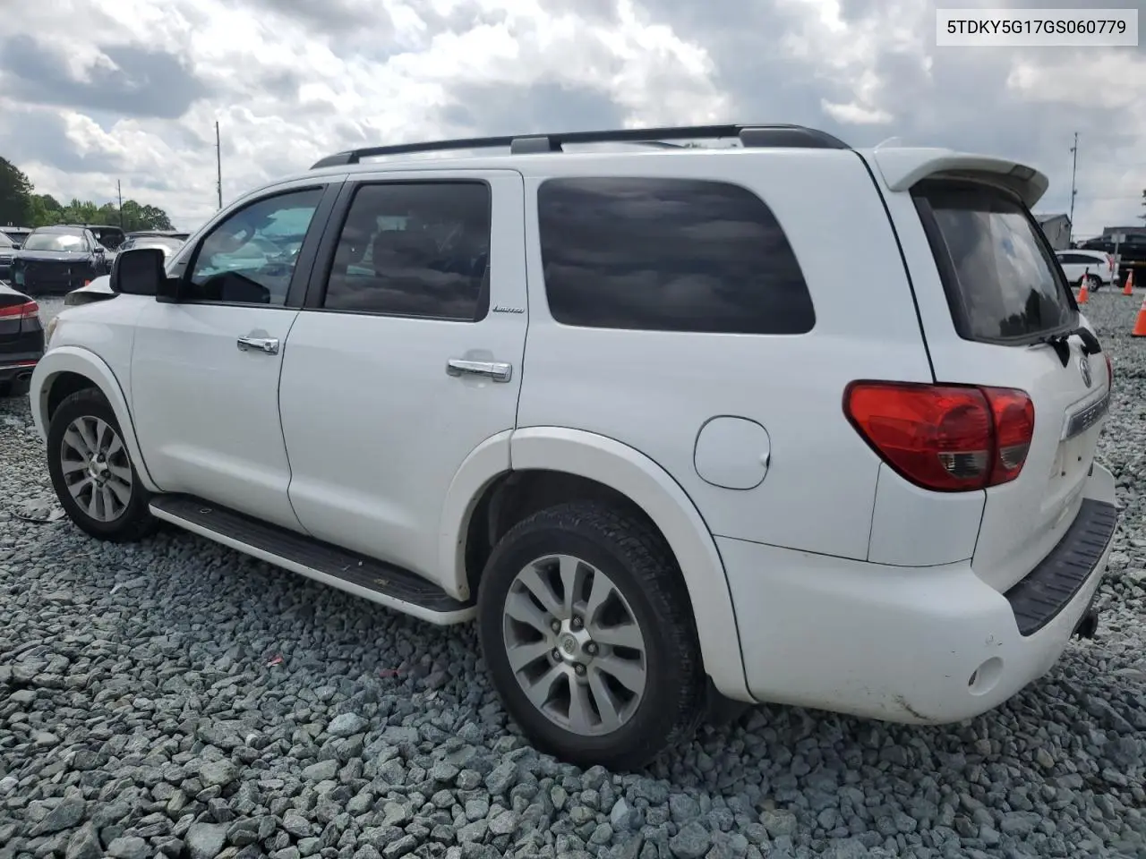 2016 Toyota Sequoia Limited VIN: 5TDKY5G17GS060779 Lot: 57072115