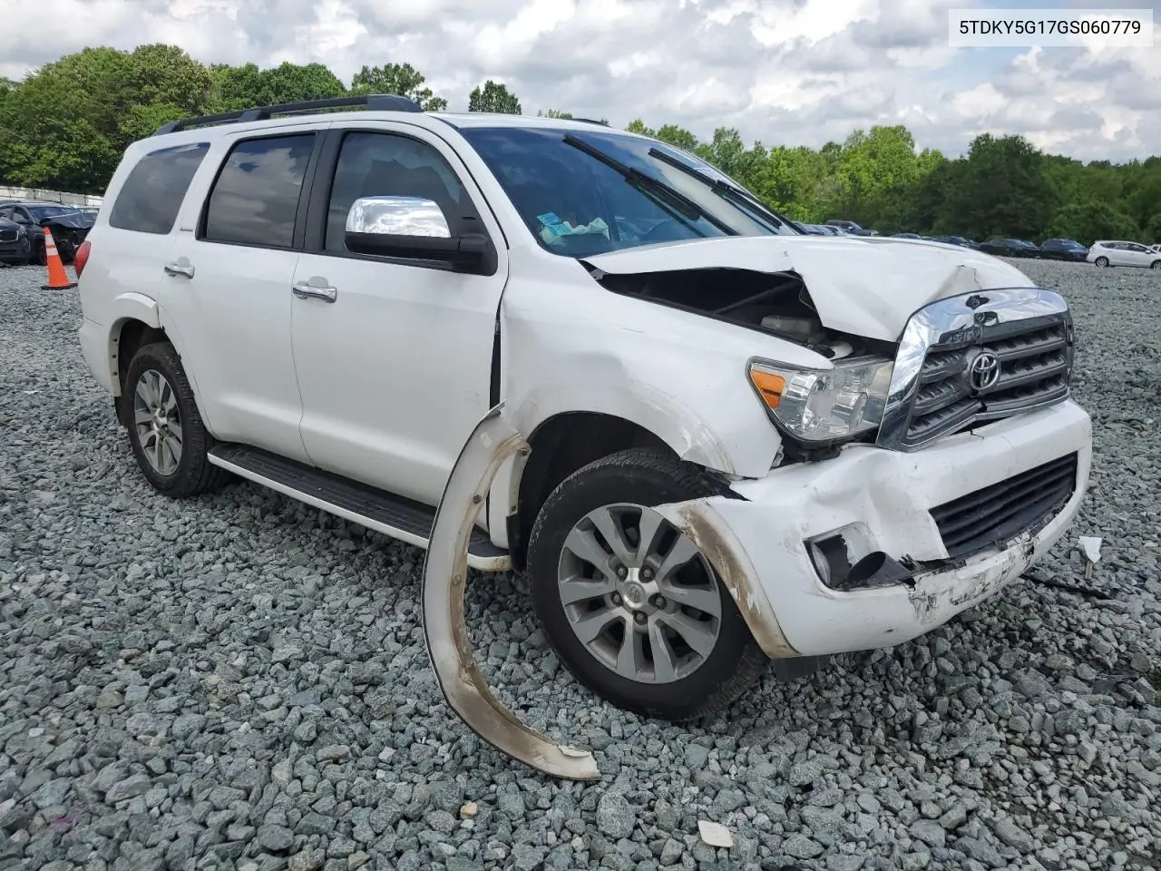 2016 Toyota Sequoia Limited VIN: 5TDKY5G17GS060779 Lot: 57072115