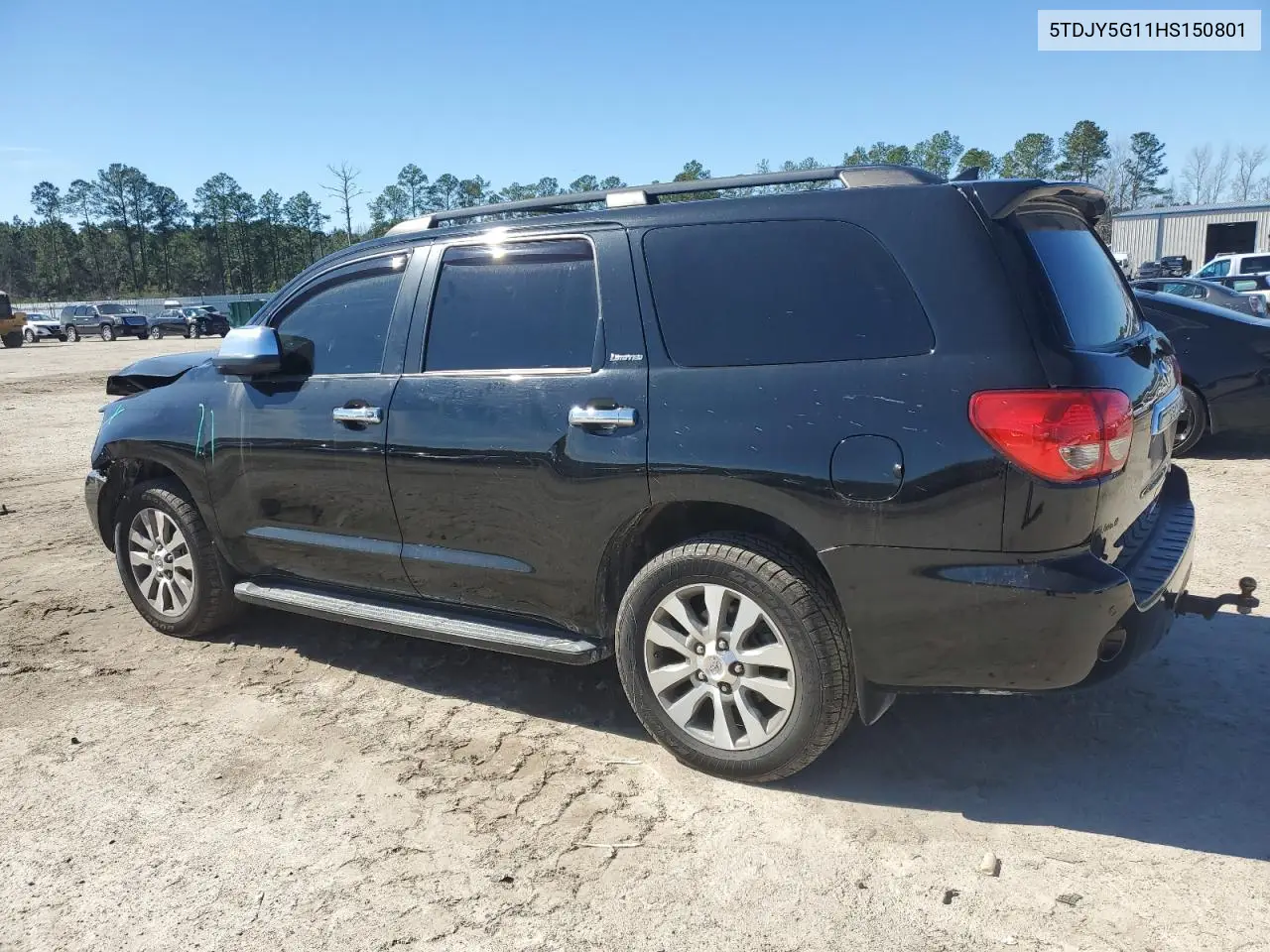 2017 Toyota Sequoia Limited VIN: 5TDJY5G11HS150801 Lot: 45291065