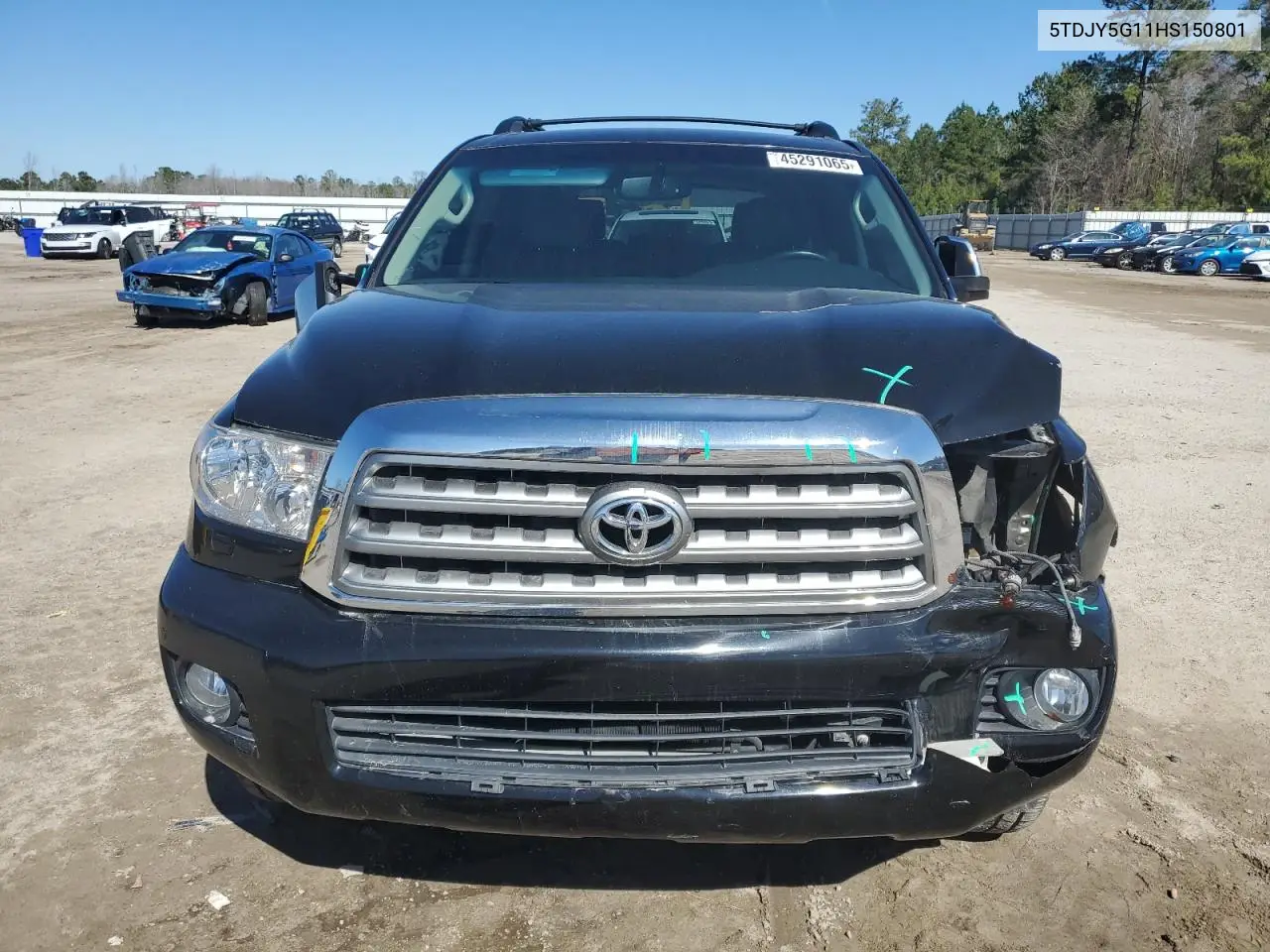 2017 Toyota Sequoia Limited VIN: 5TDJY5G11HS150801 Lot: 45291065
