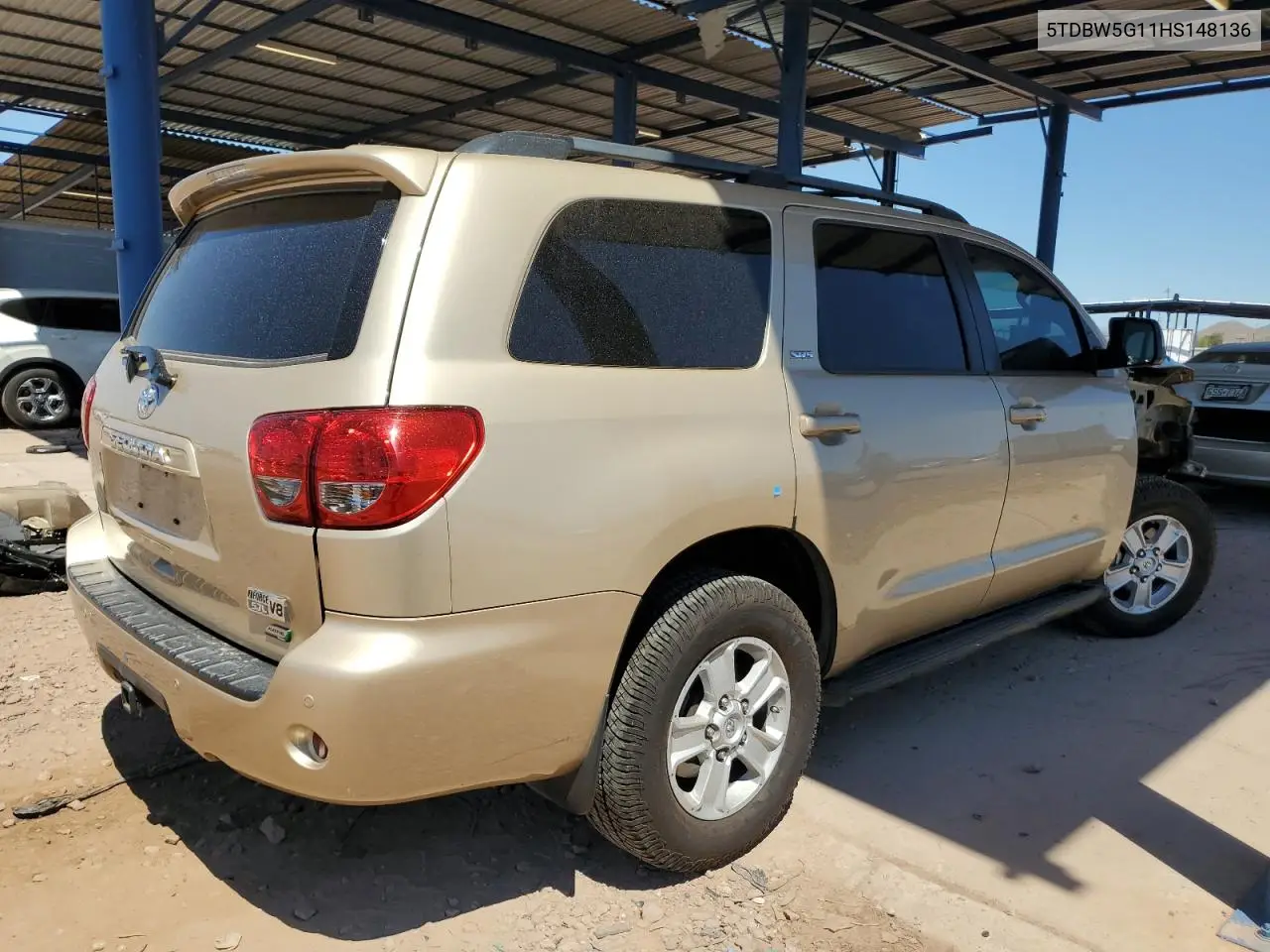 2017 Toyota Sequoia Sr5 VIN: 5TDBW5G11HS148136 Lot: 56600685
