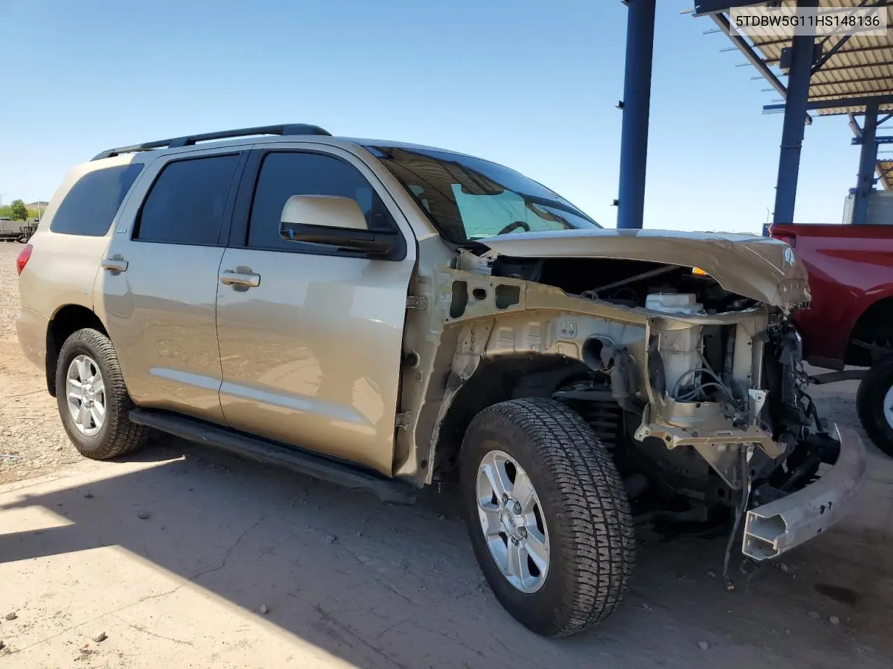 2017 Toyota Sequoia Sr5 VIN: 5TDBW5G11HS148136 Lot: 56600685
