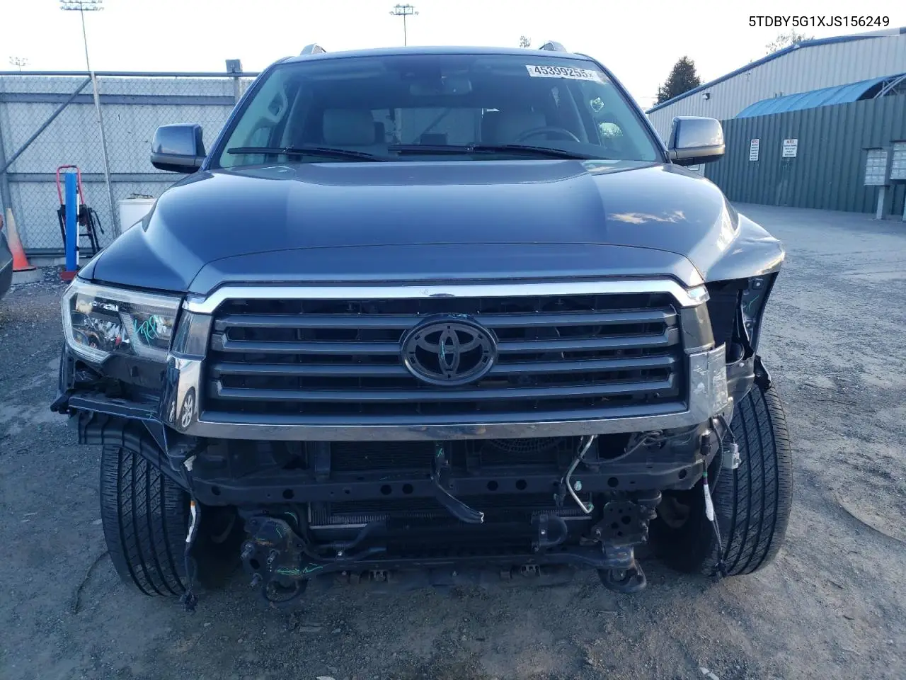 2018 Toyota Sequoia Sr5 VIN: 5TDBY5G1XJS156249 Lot: 45399255