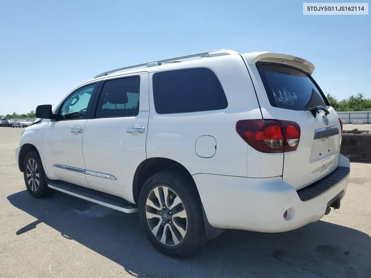 2018 Toyota Sequoia Limited VIN: 5TDJY5G11JS162114 Lot: 56395715
