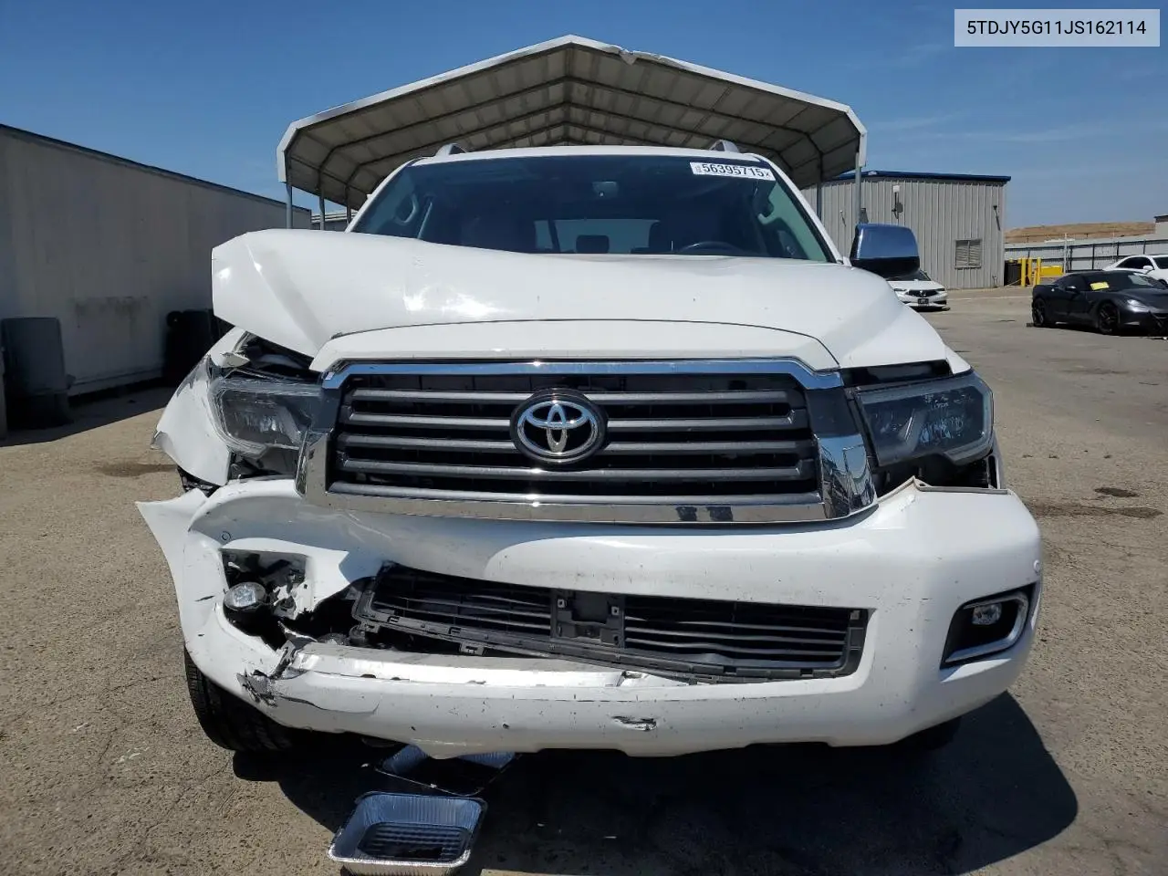 2018 Toyota Sequoia Limited VIN: 5TDJY5G11JS162114 Lot: 56395715