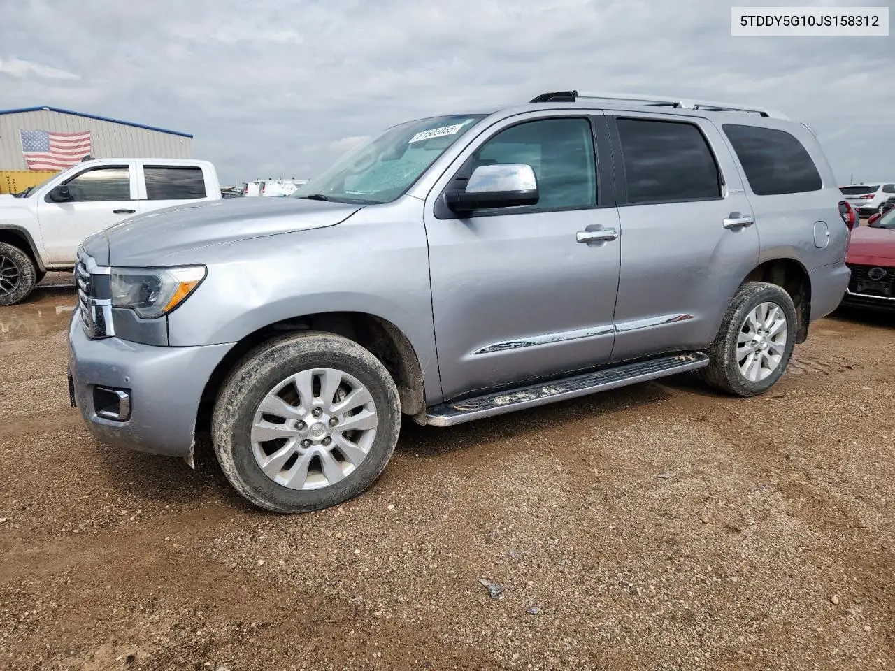 2018 Toyota Sequoia Platinum VIN: 5TDDY5G10JS158312 Lot: 61505055