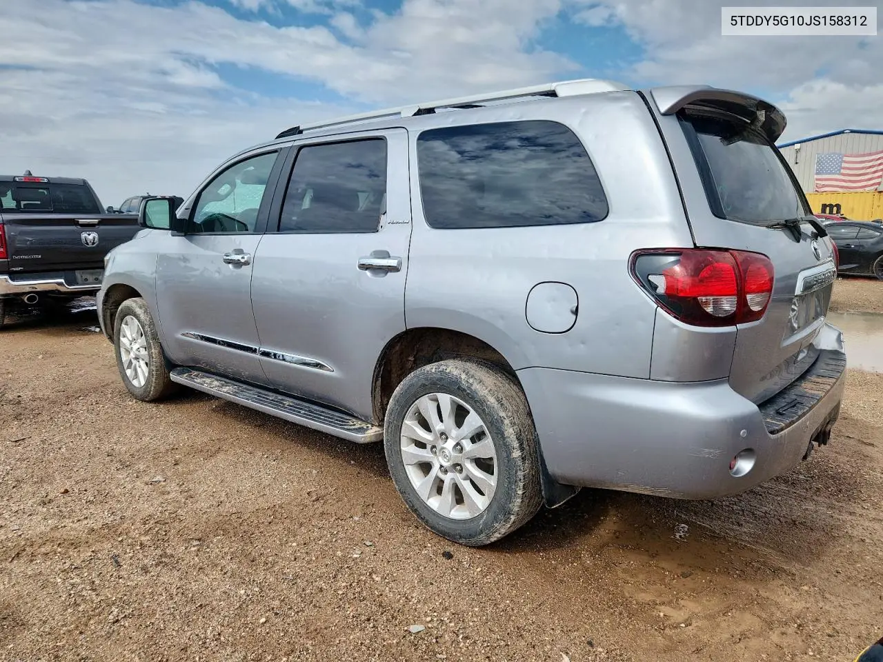 2018 Toyota Sequoia Platinum VIN: 5TDDY5G10JS158312 Lot: 61505055