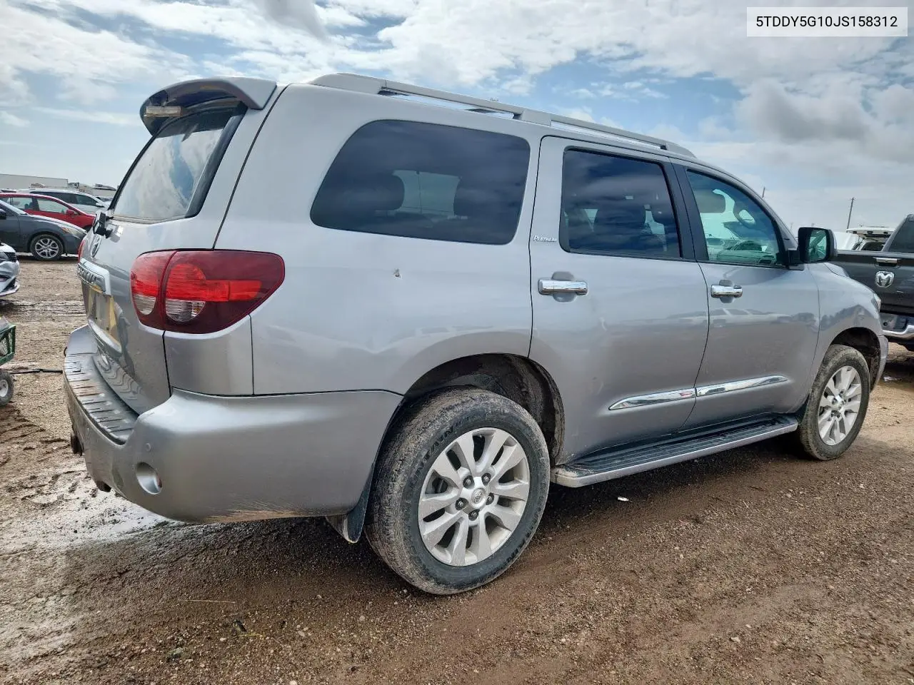 2018 Toyota Sequoia Platinum VIN: 5TDDY5G10JS158312 Lot: 61505055