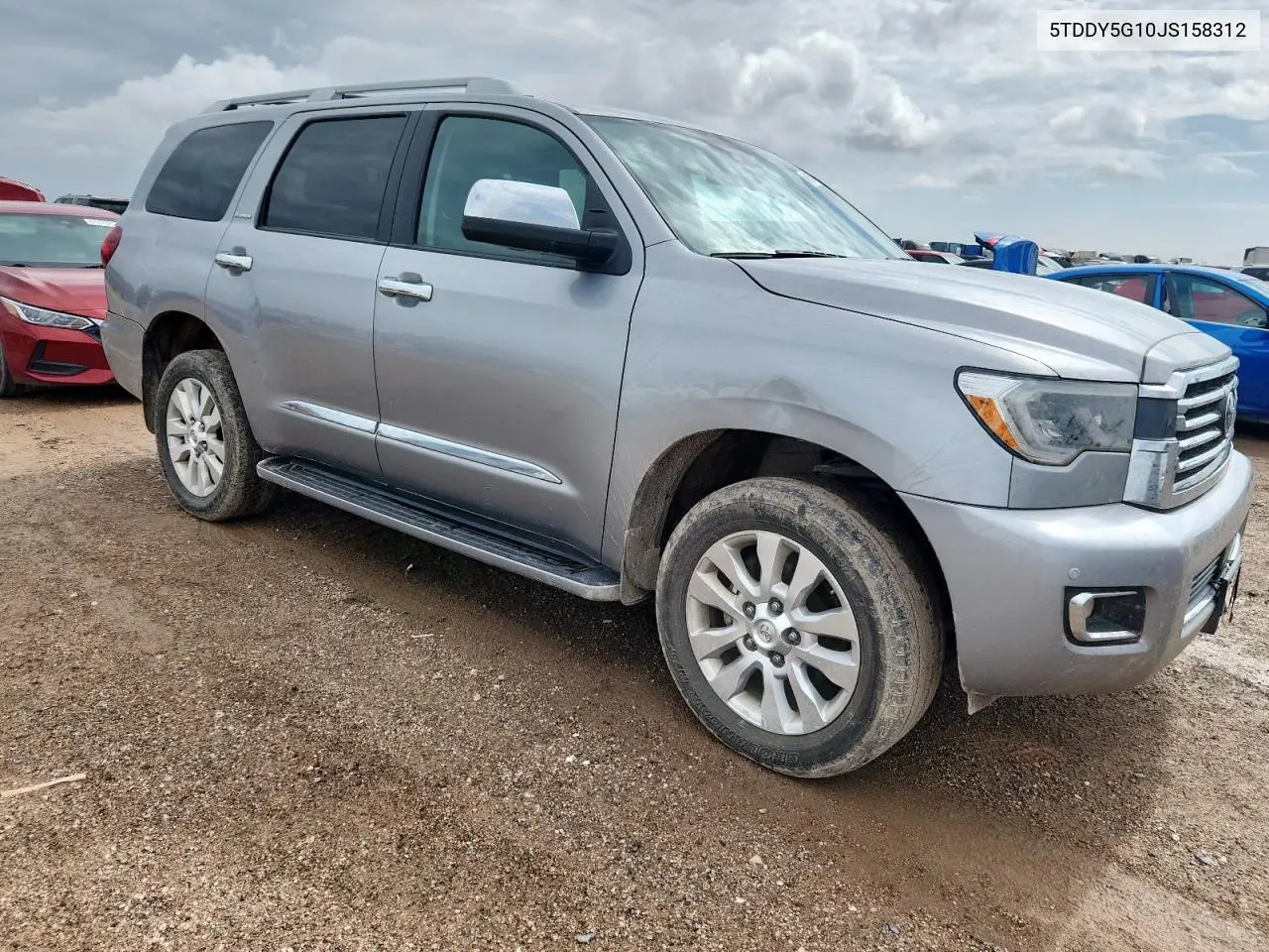2018 Toyota Sequoia Platinum VIN: 5TDDY5G10JS158312 Lot: 61505055