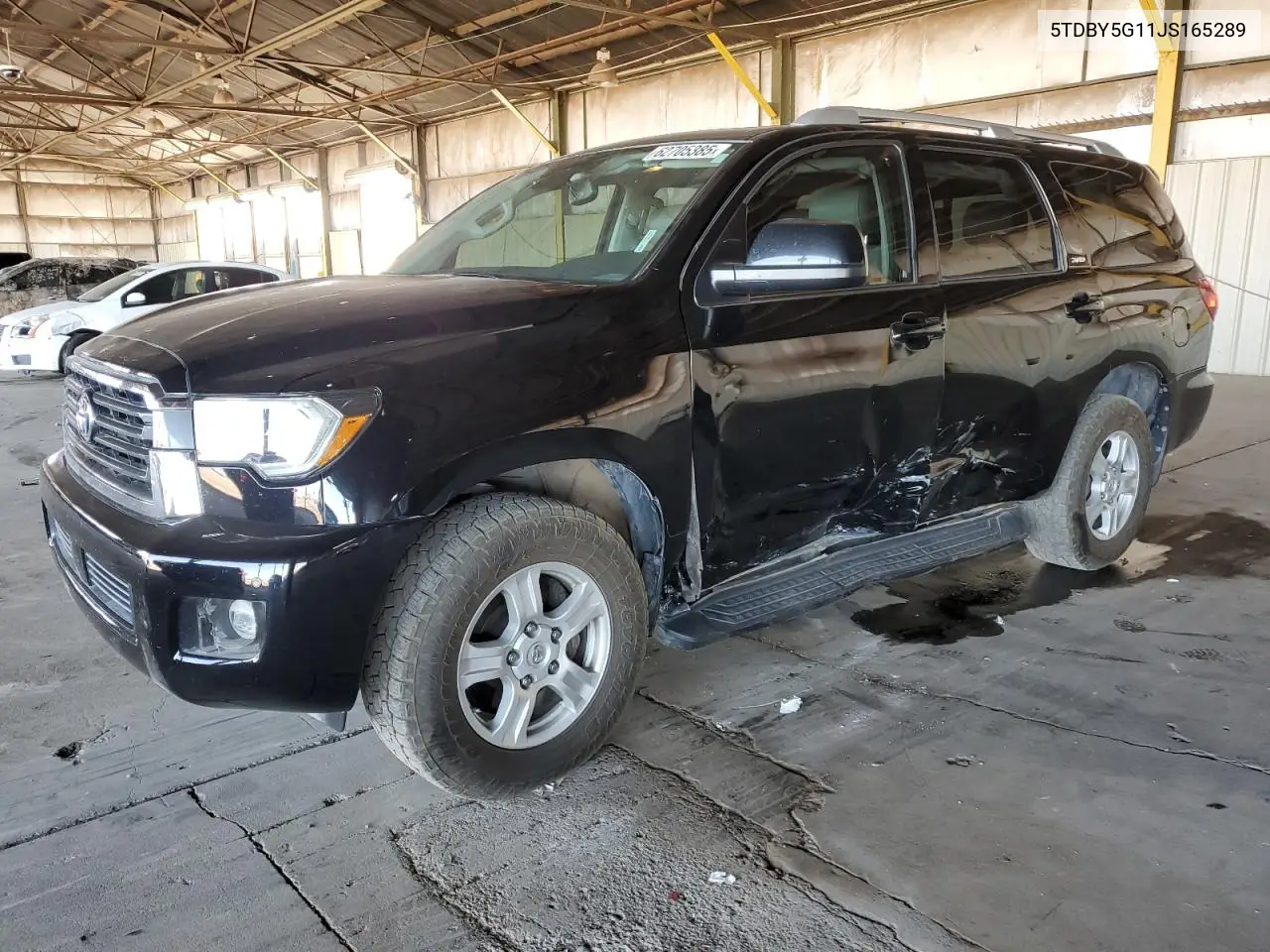 2018 Toyota Sequoia Sr5 VIN: 5TDBY5G11JS165289 Lot: 62705385