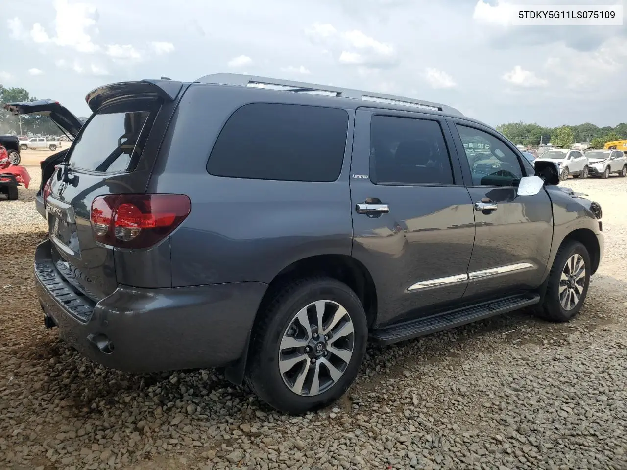 2020 Toyota Sequoia Limited VIN: 5TDKY5G11LS075109 Lot: 62154335