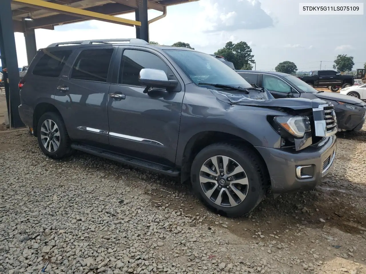 2020 Toyota Sequoia Limited VIN: 5TDKY5G11LS075109 Lot: 62154335