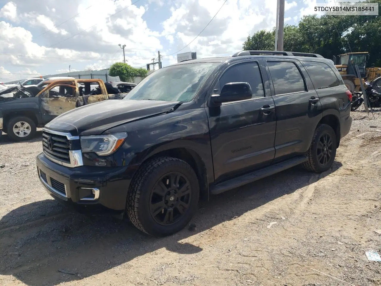 2021 Toyota Sequoia Sr5 VIN: 5TDCY5B14MS185441 Lot: 62227315