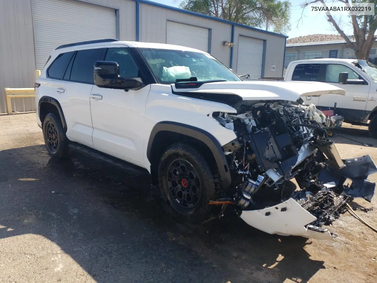 2024 Toyota Sequoia Sr5 VIN: 7SVAAABA1RX032219 Lot: 56225085