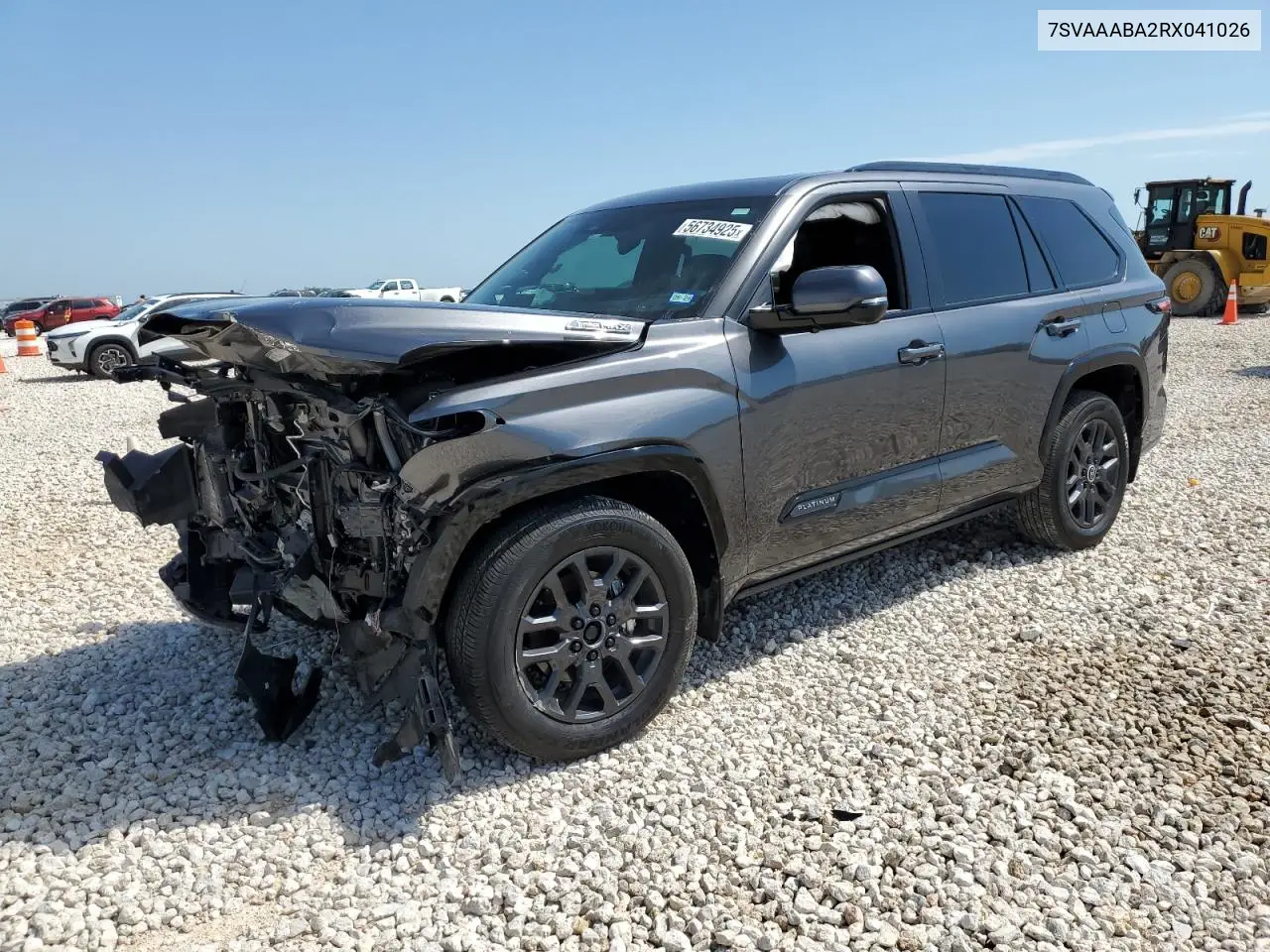 2024 Toyota Sequoia Sr5 VIN: 7SVAAABA2RX041026 Lot: 56734925