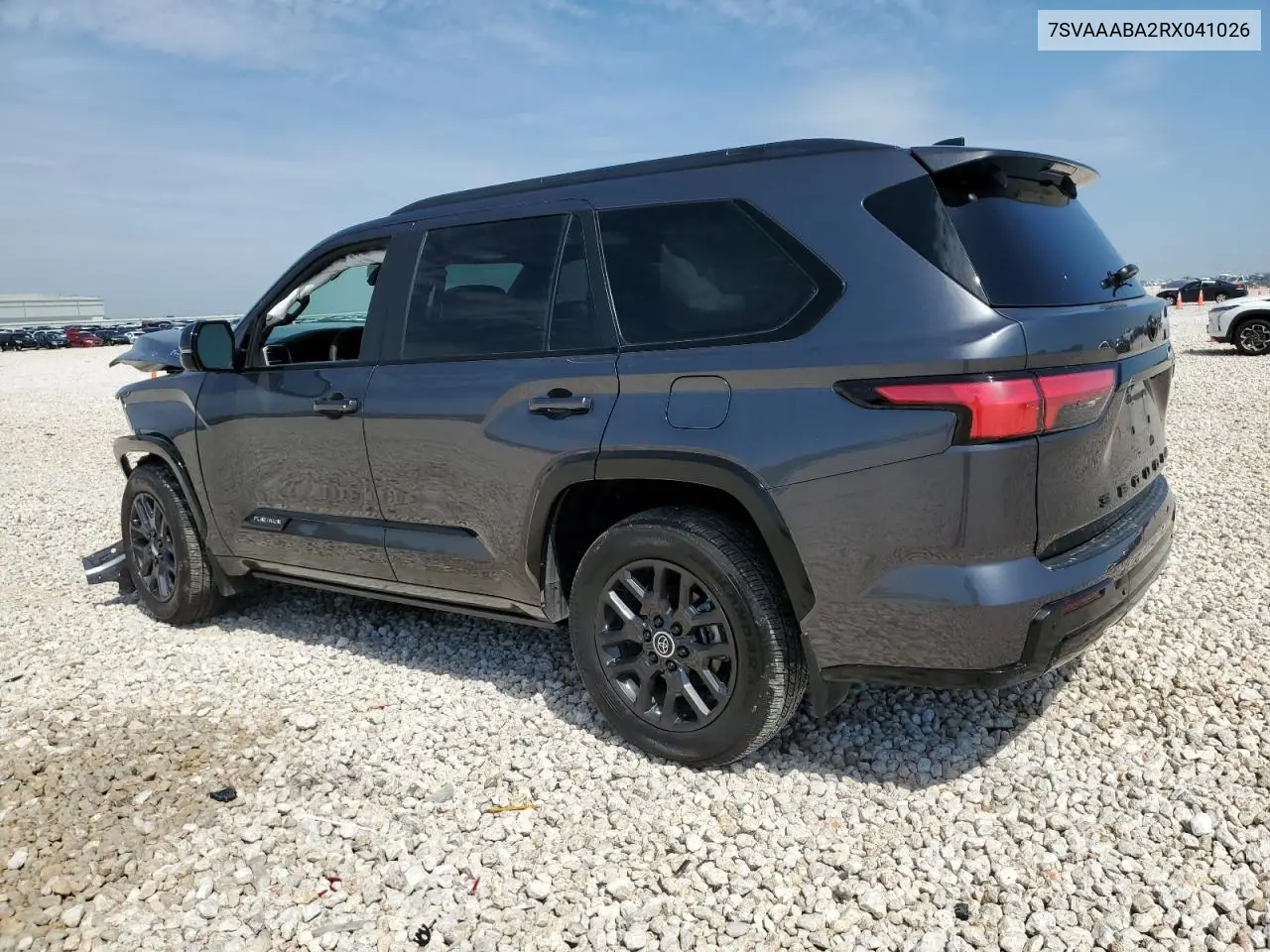 2024 Toyota Sequoia Sr5 VIN: 7SVAAABA2RX041026 Lot: 56734925