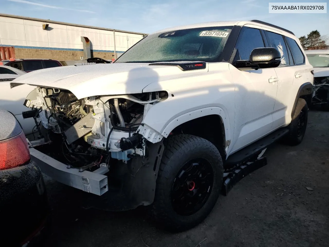 2024 Toyota Sequoia Sr5 VIN: 7SVAAABA1RX029708 Lot: 83571034