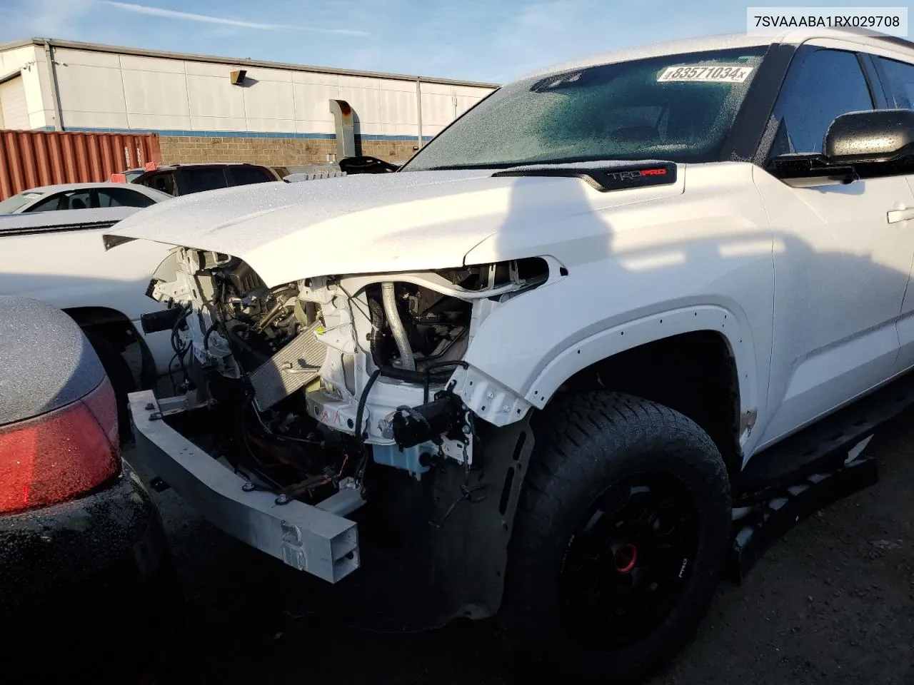 2024 Toyota Sequoia Sr5 VIN: 7SVAAABA1RX029708 Lot: 83571034