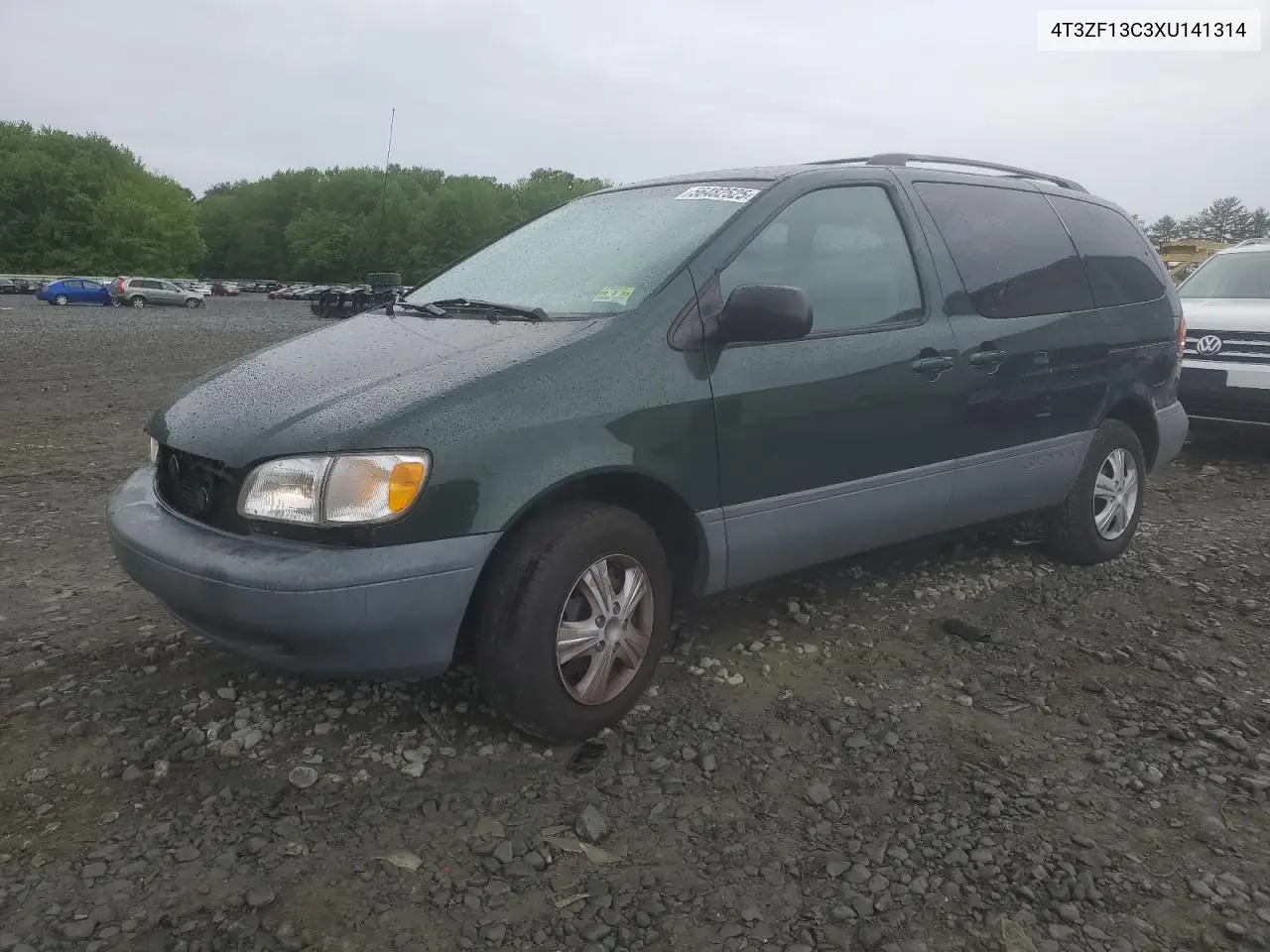 1999 Toyota Sienna Le VIN: 4T3ZF13C3XU141314 Lot: 56482525