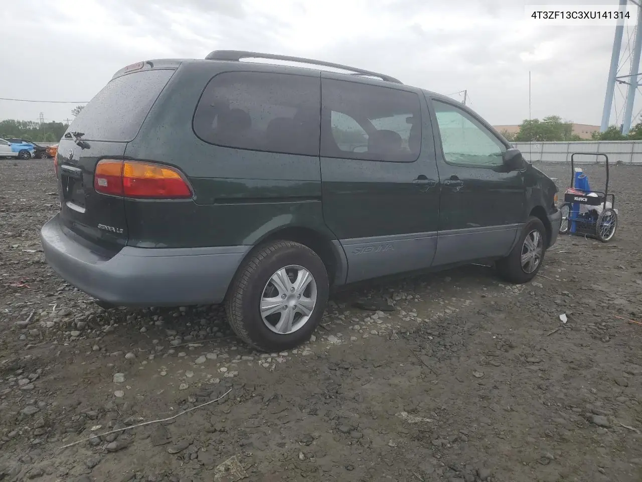 1999 Toyota Sienna Le VIN: 4T3ZF13C3XU141314 Lot: 56482525