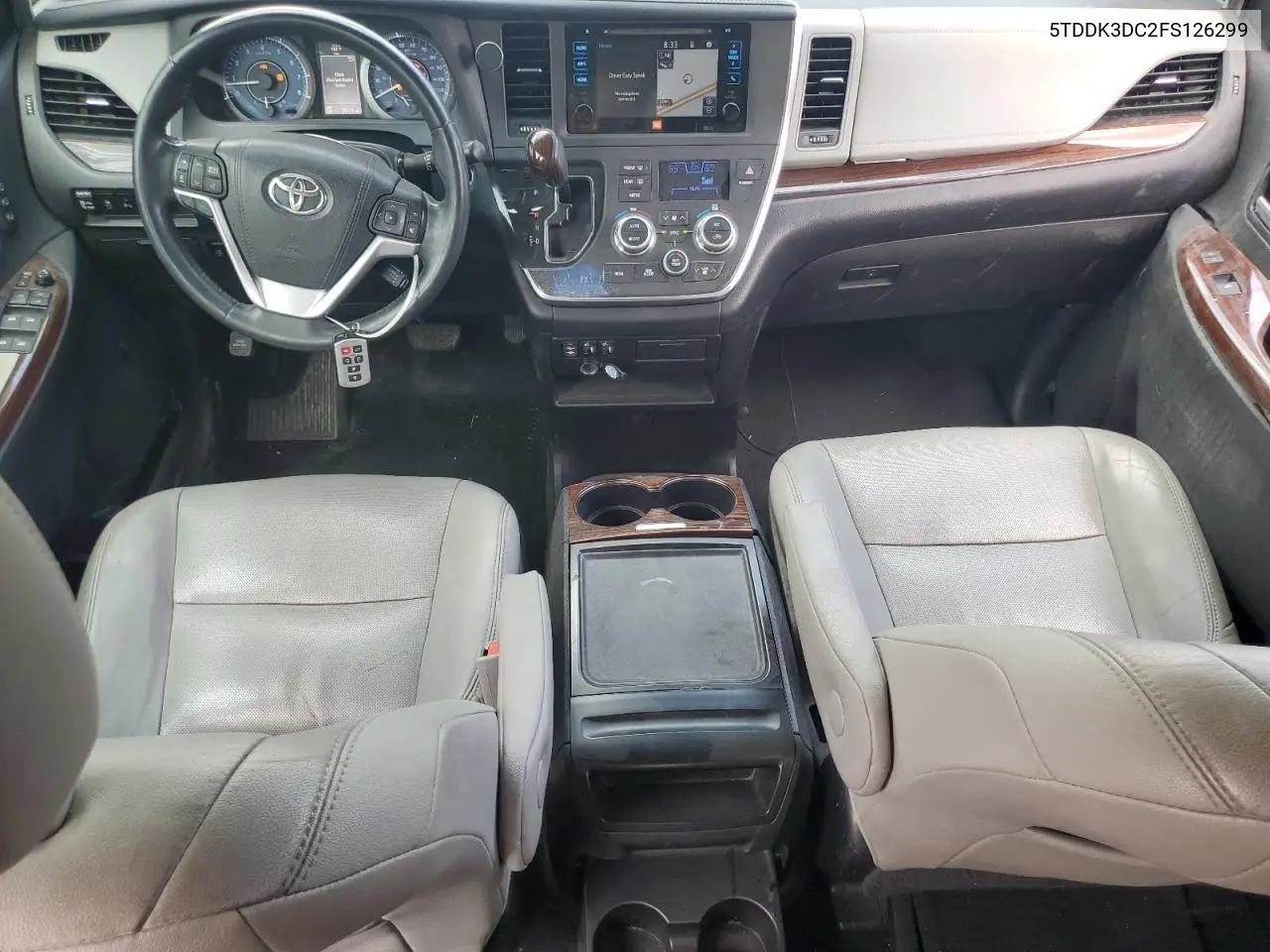 1999 Toyota Sienna Xle VIN: 5TDDK3DC2FS126299 Lot: 65583905