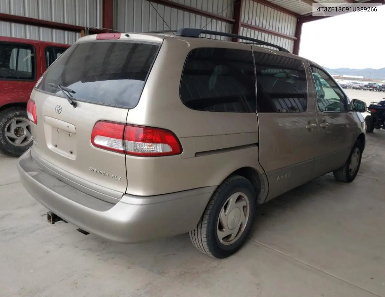 2001 Toyota Sienna Le VIN: 4T3ZF13C91U389266 Lot: 41479505