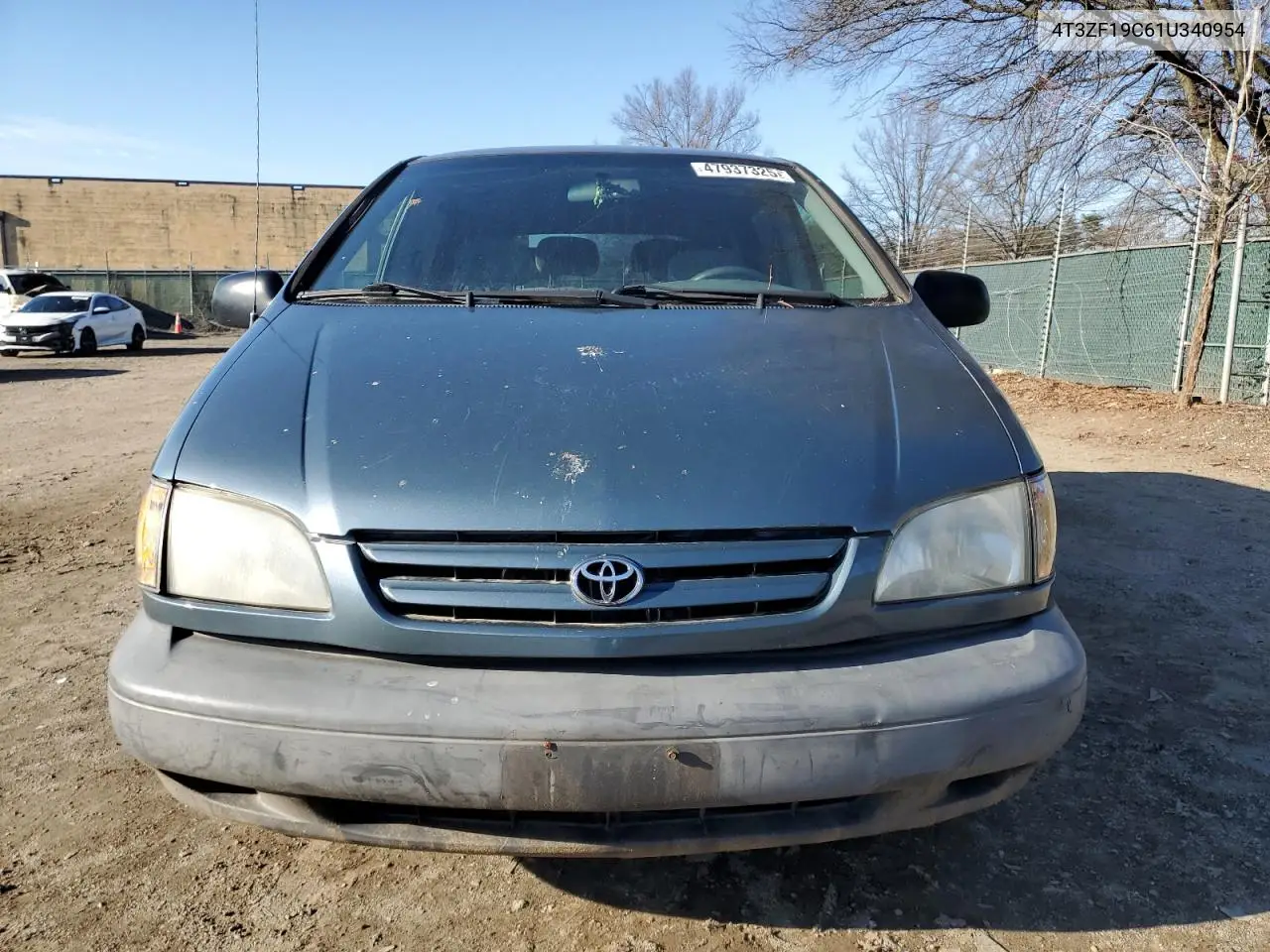2001 Toyota Sienna Ce VIN: 4T3ZF19C61U340954 Lot: 47937325