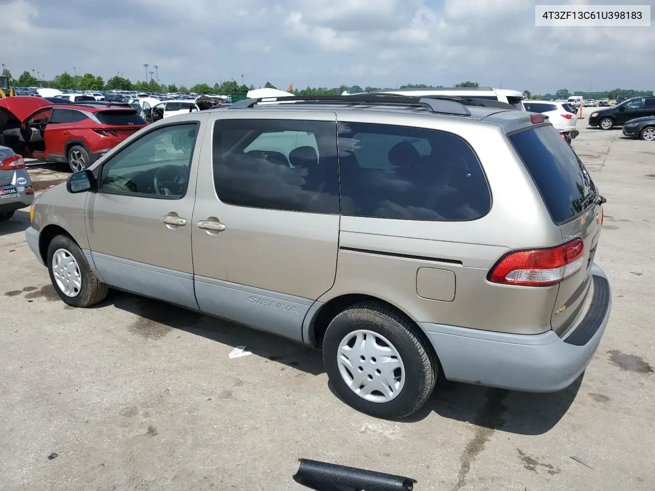 2001 Toyota Sienna Le VIN: 4T3ZF13C61U398183 Lot: 56903725