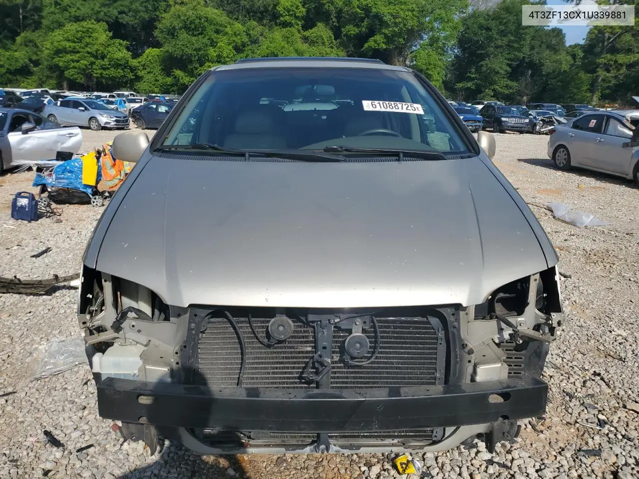 2001 Toyota Sienna Le VIN: 4T3ZF13CX1U339881 Lot: 61088725