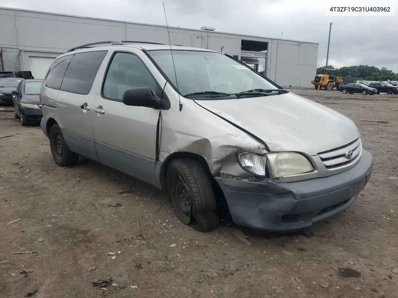 2001 Toyota Sienna Ce VIN: 4T3ZF19C31U403962 Lot: 61254035