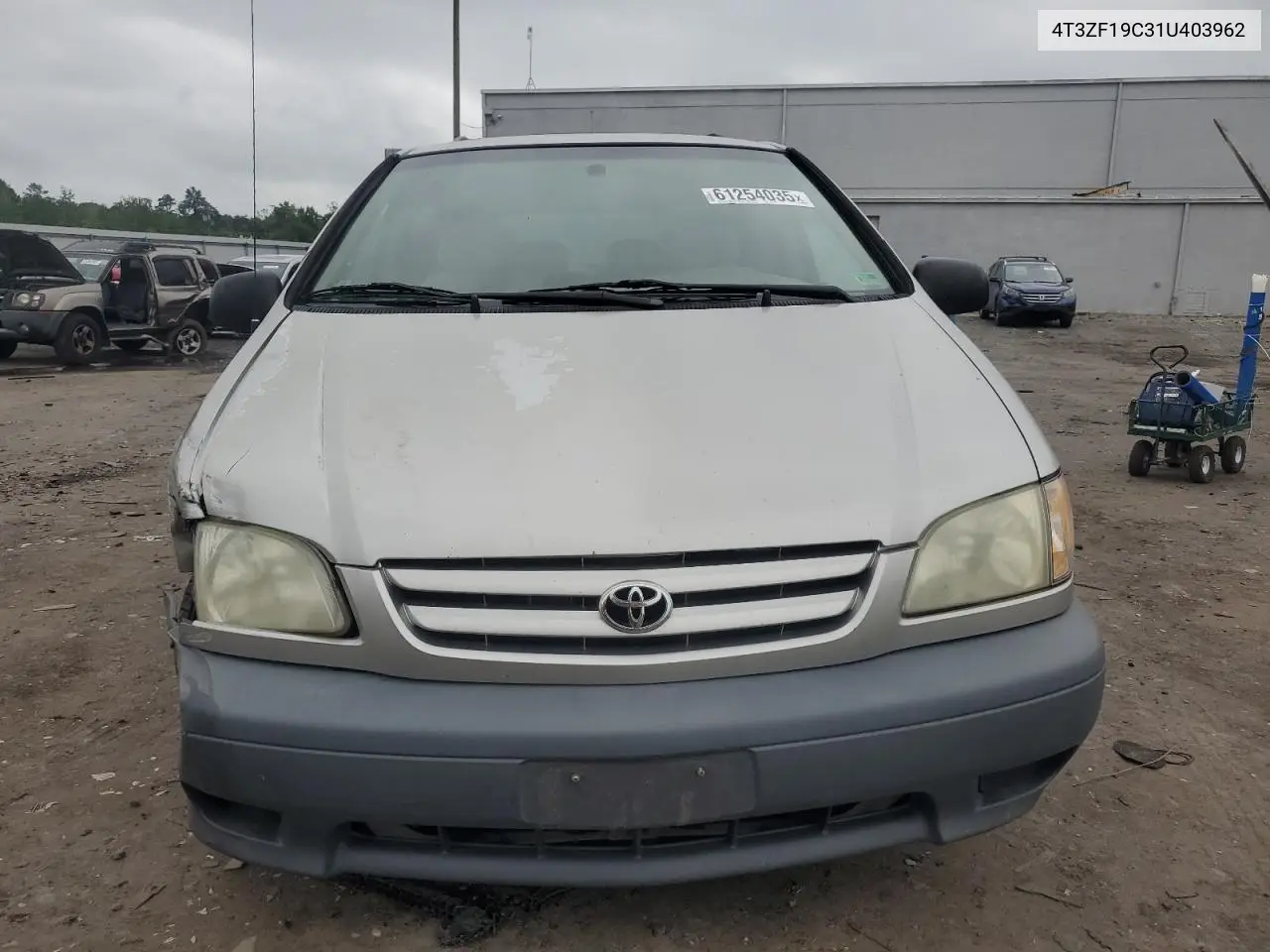 2001 Toyota Sienna Ce VIN: 4T3ZF19C31U403962 Lot: 61254035
