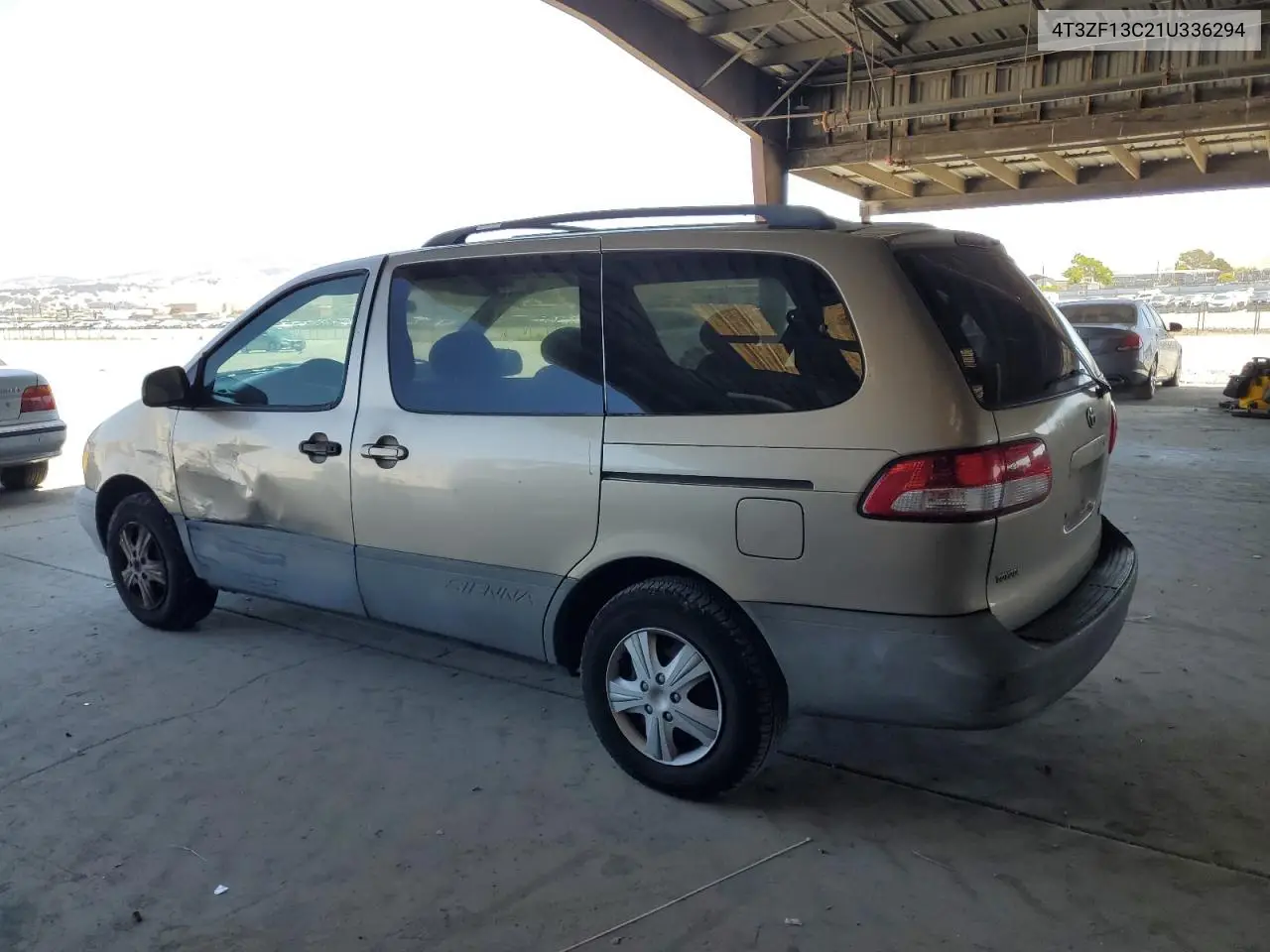 2001 Toyota Sienna Le VIN: 4T3ZF13C21U336294 Lot: 62144945