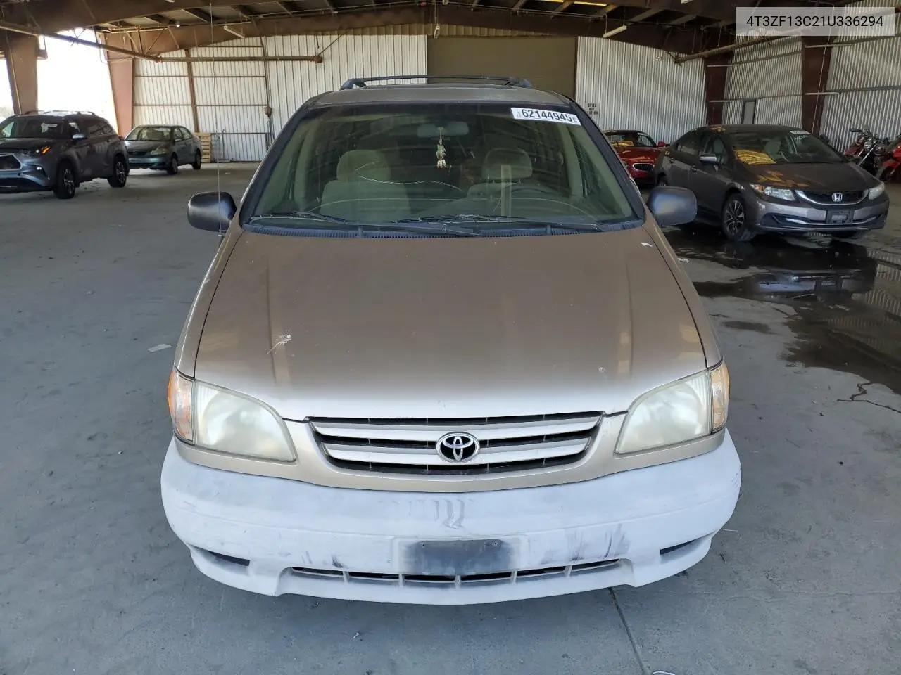 2001 Toyota Sienna Le VIN: 4T3ZF13C21U336294 Lot: 62144945