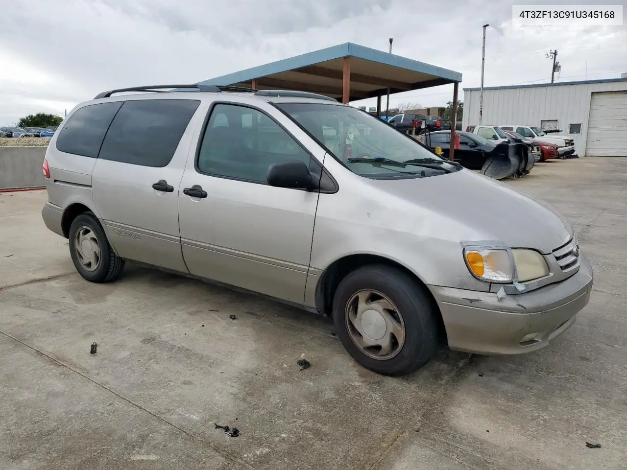 2001 Toyota Sienna Le VIN: 4T3ZF13C91U345168 Lot: 63500405