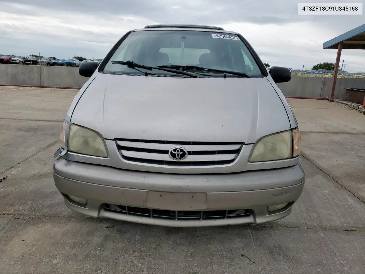 2001 Toyota Sienna Le VIN: 4T3ZF13C91U345168 Lot: 63500405