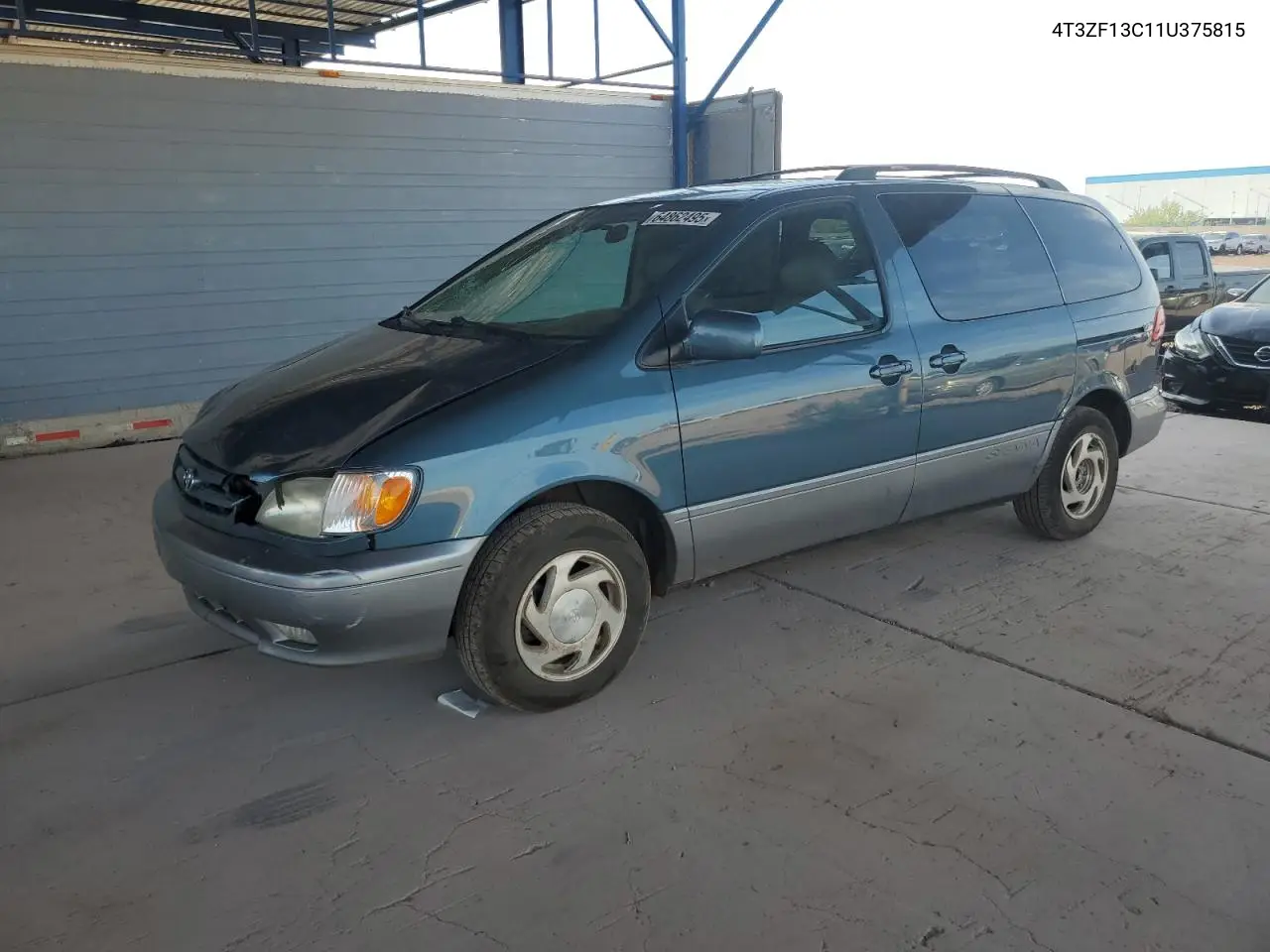 2001 Toyota Sienna Le VIN: 4T3ZF13C11U375815 Lot: 64862495
