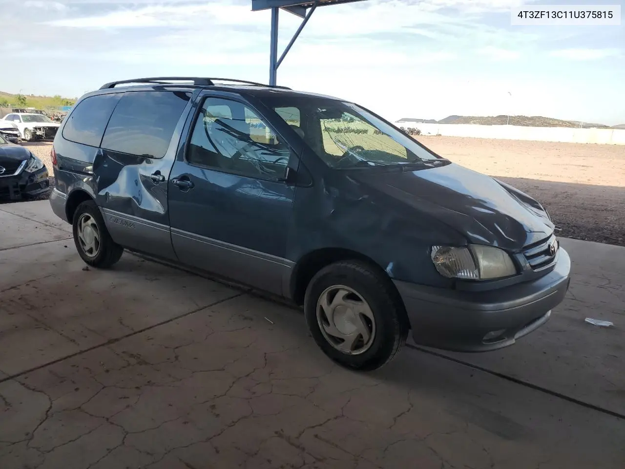 2001 Toyota Sienna Le VIN: 4T3ZF13C11U375815 Lot: 64862495
