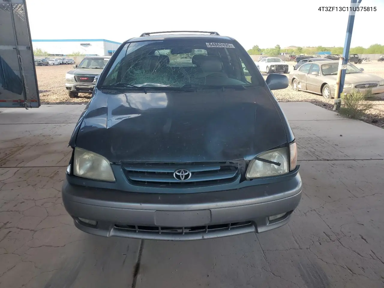 2001 Toyota Sienna Le VIN: 4T3ZF13C11U375815 Lot: 64862495