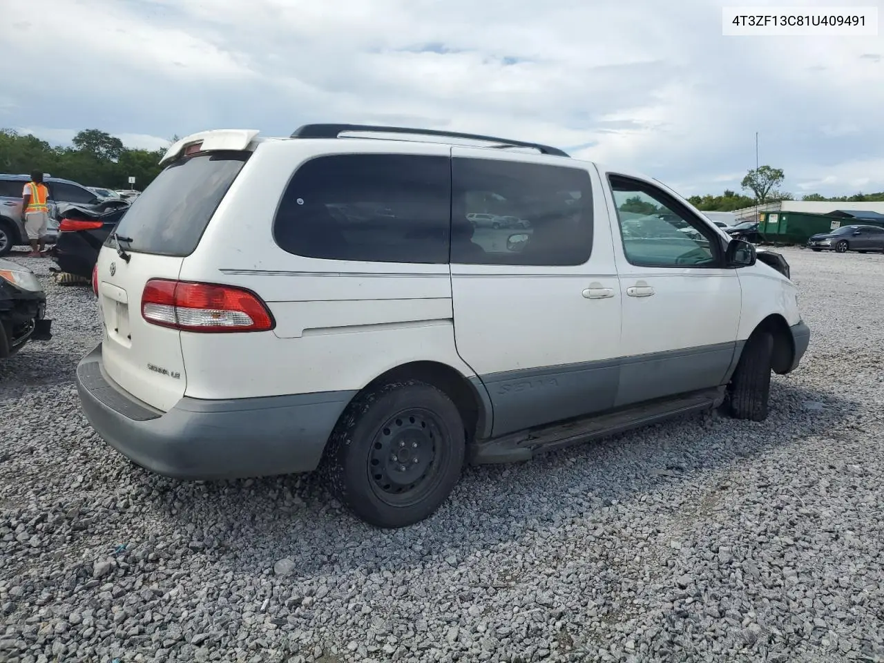2001 Toyota Sienna Le VIN: 4T3ZF13C81U409491 Lot: 65229545