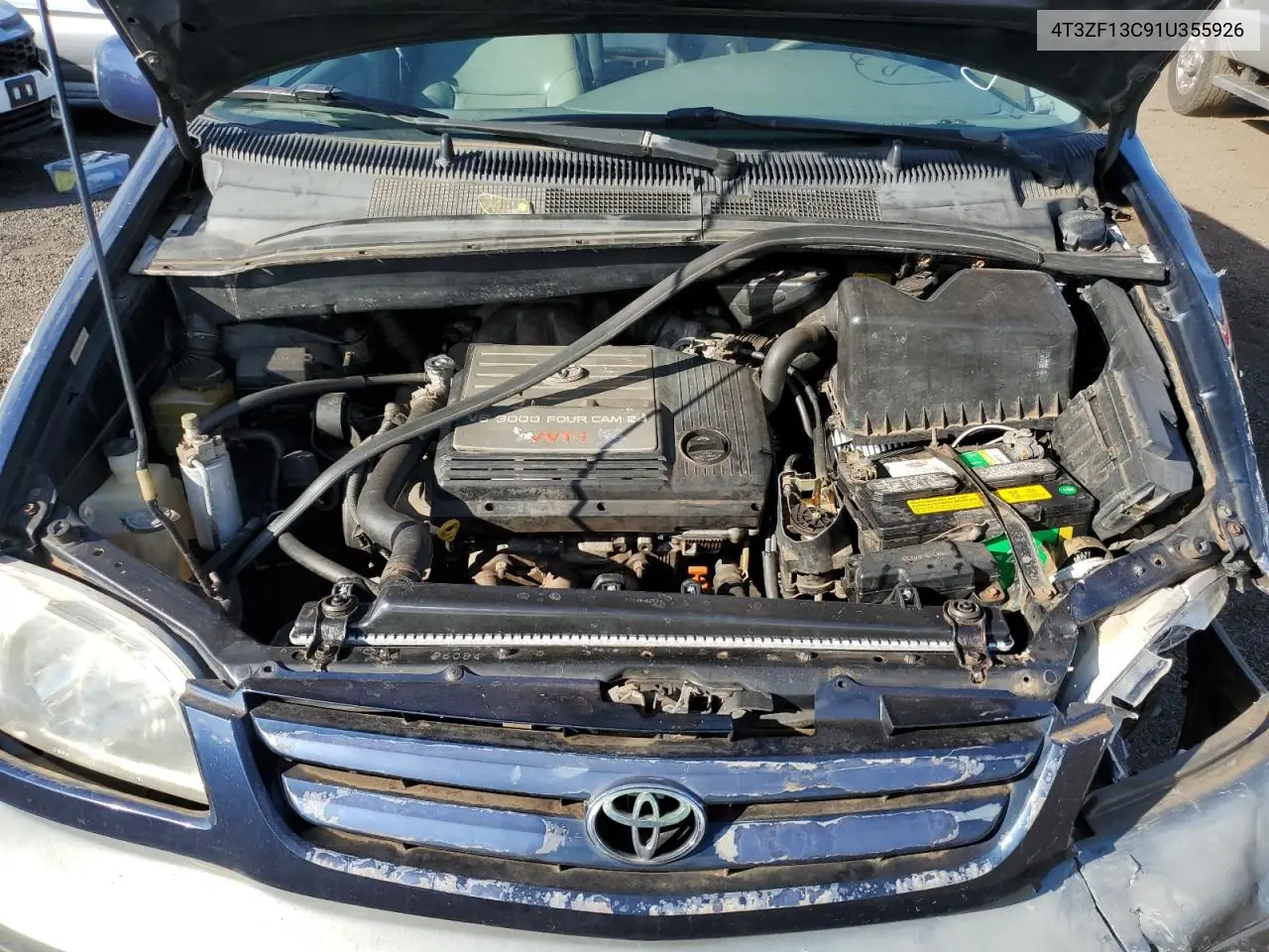 2001 Toyota Sienna Le VIN: 4T3ZF13C91U355926 Lot: 88992805