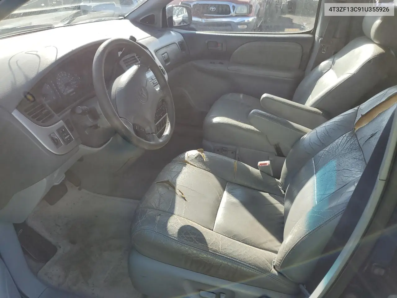 2001 Toyota Sienna Le VIN: 4T3ZF13C91U355926 Lot: 88992805