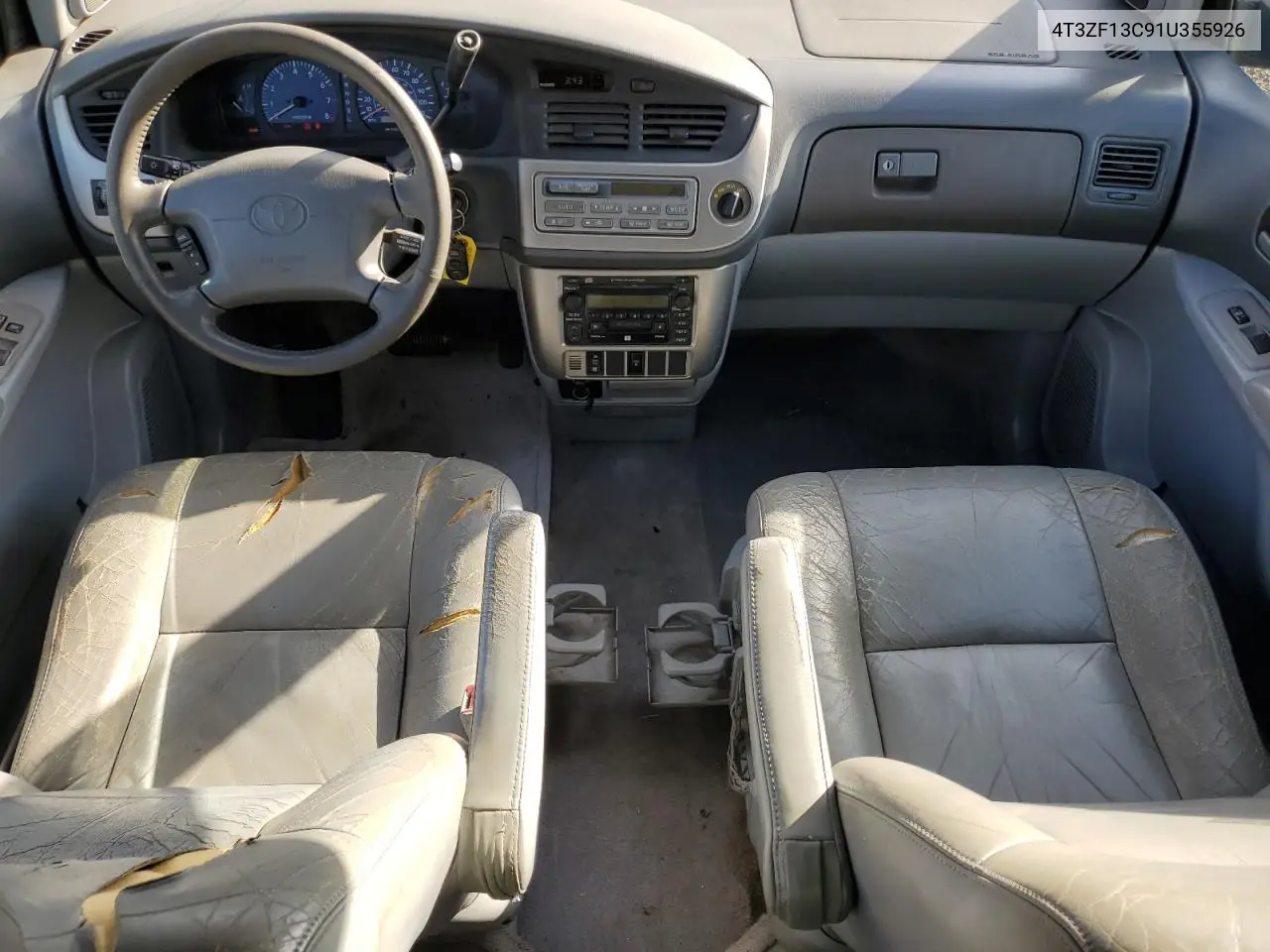 2001 Toyota Sienna Le VIN: 4T3ZF13C91U355926 Lot: 88992805