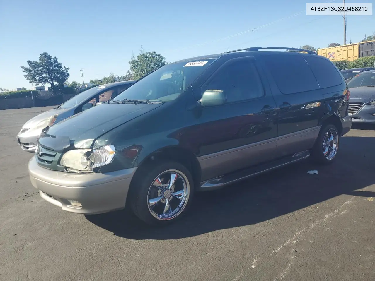 2002 Toyota Sienna Le VIN: 4T3ZF13C32U468210 Lot: 55858245