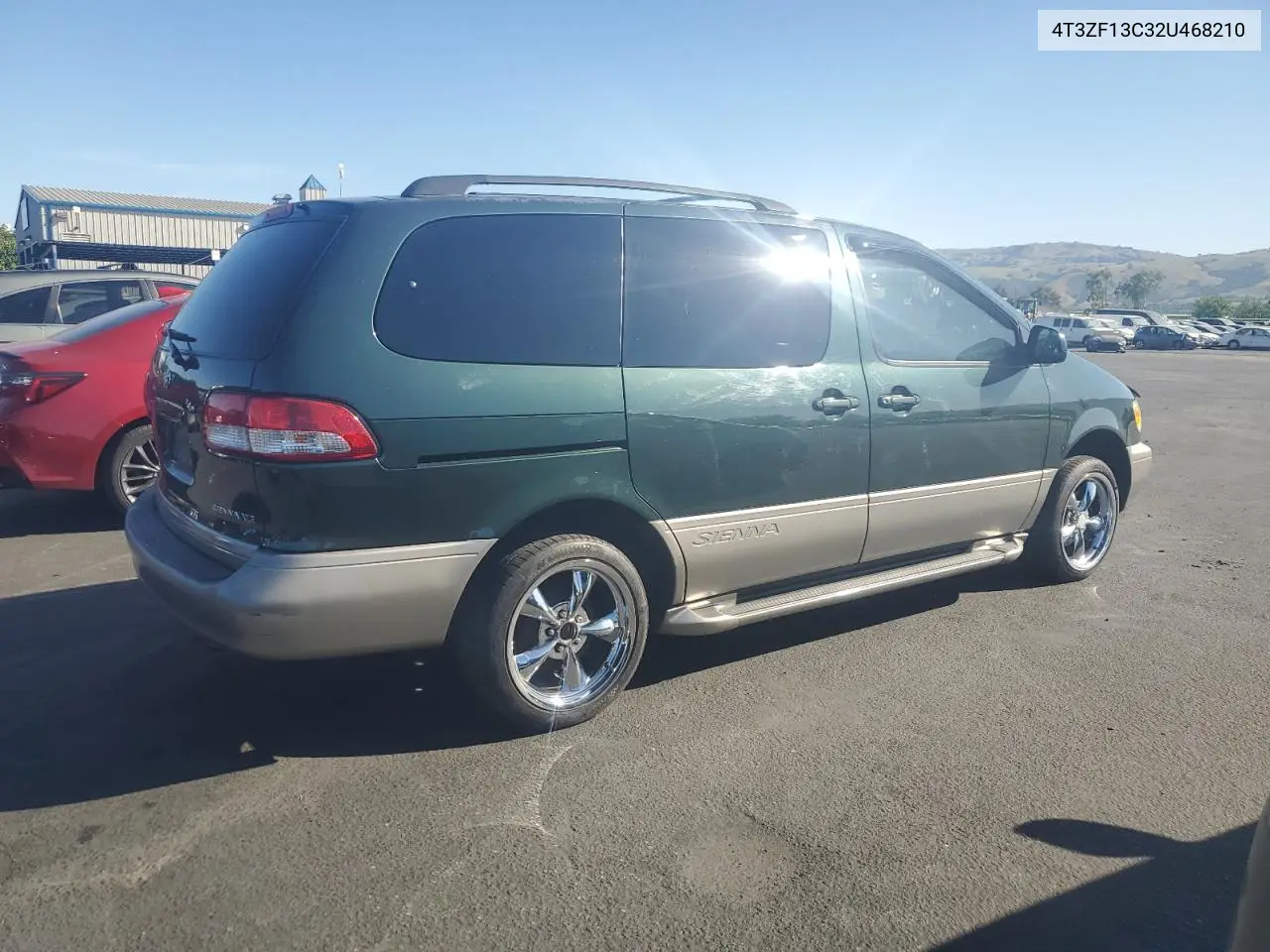 2002 Toyota Sienna Le VIN: 4T3ZF13C32U468210 Lot: 55858245