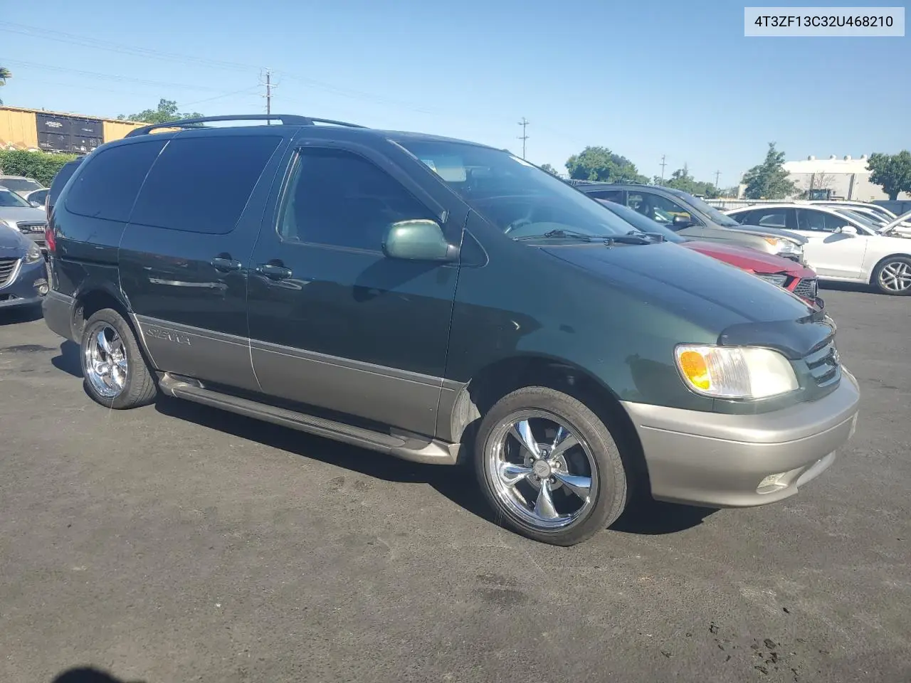 2002 Toyota Sienna Le VIN: 4T3ZF13C32U468210 Lot: 55858245