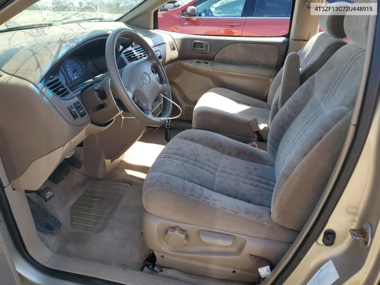 2002 Toyota Sienna Le VIN: 4T3ZF13C72U448915 Lot: 56170985