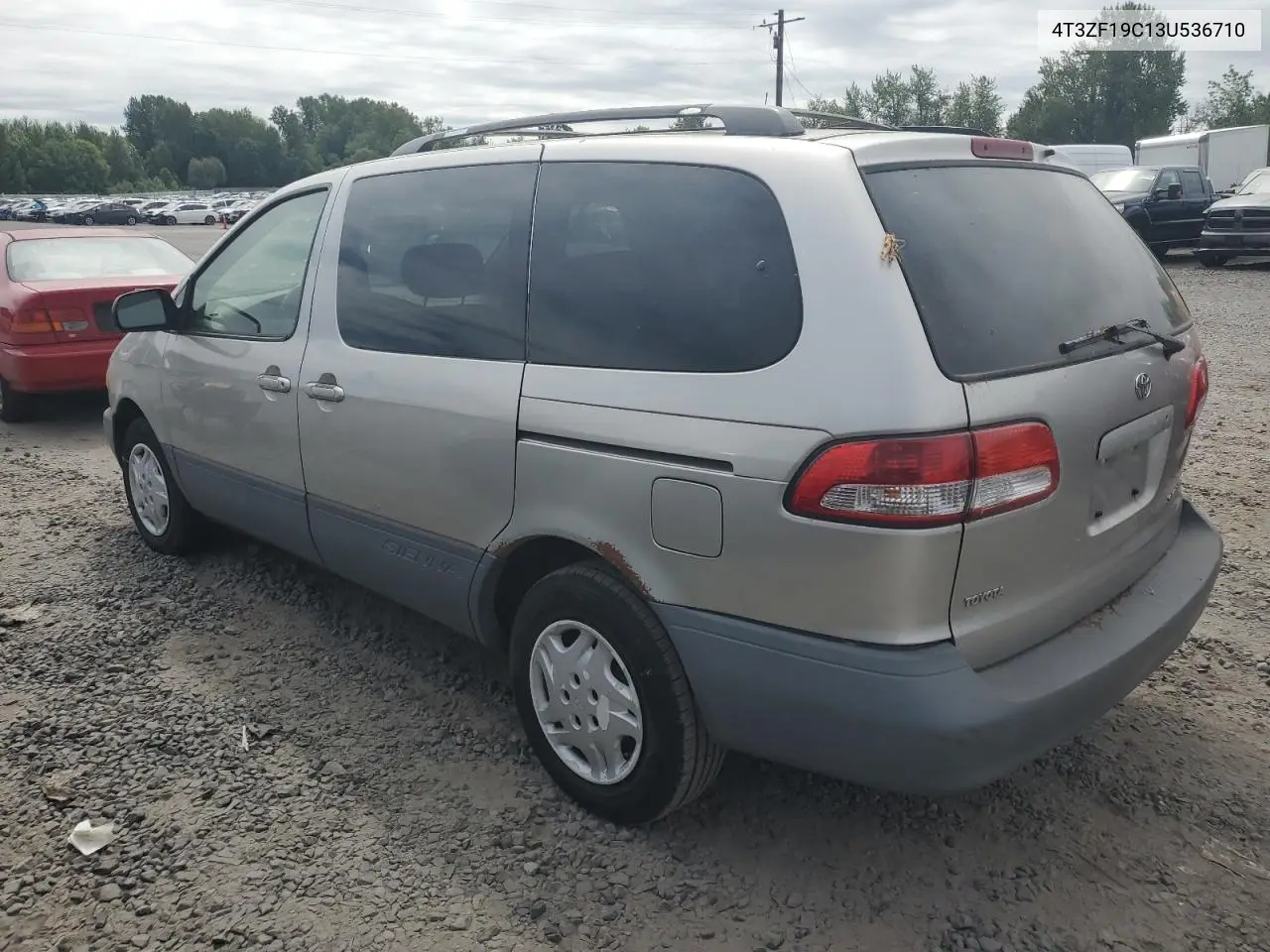 2002 Toyota Sienna Ce VIN: 4T3ZF19C13U536710 Lot: 63716495